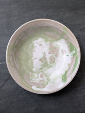 Load image into Gallery viewer, Green Marbled Serving Piece
